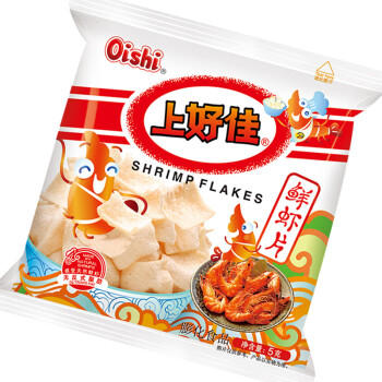 上好佳（Oishi）鲜虾片 膨化零食大礼包 5g*20袋 /食品饮料 /休闲食品 /饼干/膨化 商品图1