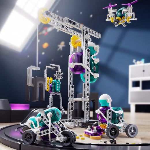 奥光玩具1601192023gv0002 科学罐头创客积木机械动力版（线下版） 商品图1