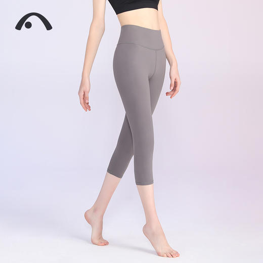 爱暇步春夏新品瑜伽运动健身跑步速干裸感七分裤 X1135NSM 商品图8