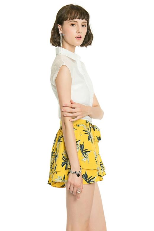 SUMMER & SAGE 半透明衬衫上衣 2576 商品图2