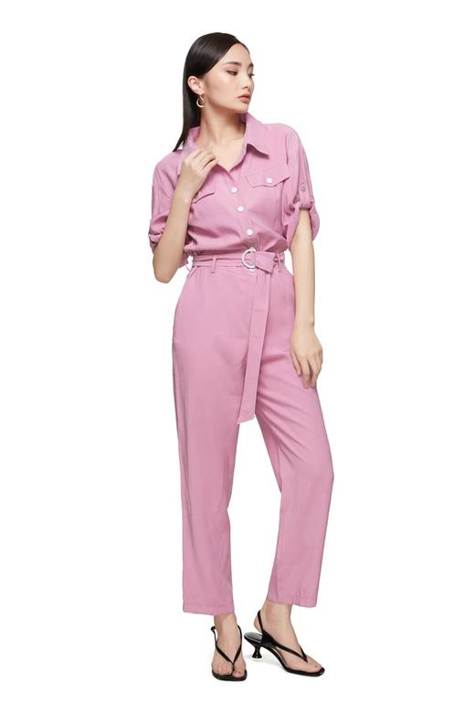 LNNNS 粉色工装风连体裤 9083 商品图1