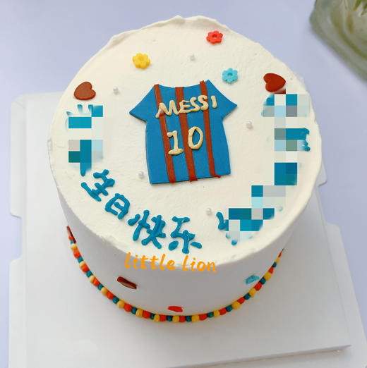狮子家-球迷老爸 足球爸爸主题蛋糕 男款 纪念日蛋糕 聚会 仪式感必备 健康甜品 商品图0