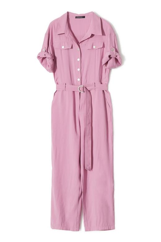 LNNNS 粉色工装风连体裤 9083 商品图4