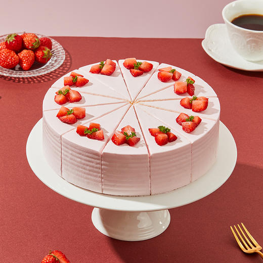 【烈焰莓莓】夏日清新草莓慕斯，无法抗拒的粉红甜蜜（南阳） 商品图1