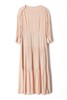 DEHUNTER 珊瑚色褶裥长款连衣裙 7122 商品缩略图3