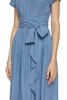 SUMMER & SAGE 蓝色束腰圆领连衣裙 7012 商品缩略图2