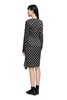 LNNNS 围裹系带黑白波点连衣裙 8891 商品缩略图2