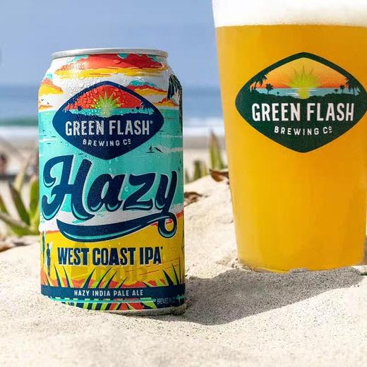 绿闪 浑浊西海岸IPA 355ml 商品图0