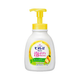 【保税仓】花王碧柔泡沫沐儿童浴露柑橘味600ml 黄