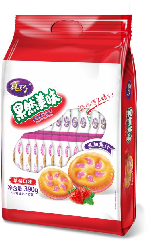 真巧果然美味草莓味390g 商品图0