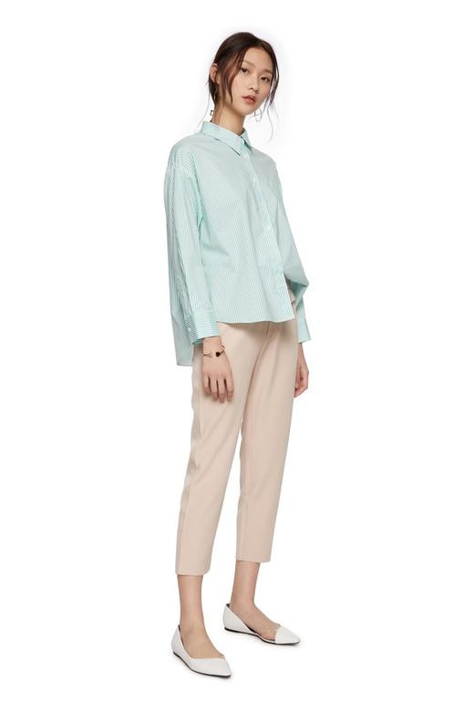 OCTAVIA 绿色不规则条纹衬衣 7067 商品图4