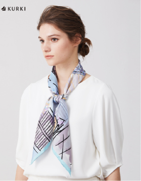 【团购展示】玛丽亚古琦（芬兰）丝巾 托斯卡纳天空下