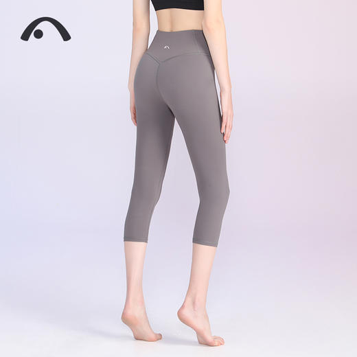 爱暇步春夏新品瑜伽运动健身跑步速干裸感七分裤 X1135NSM 商品图10