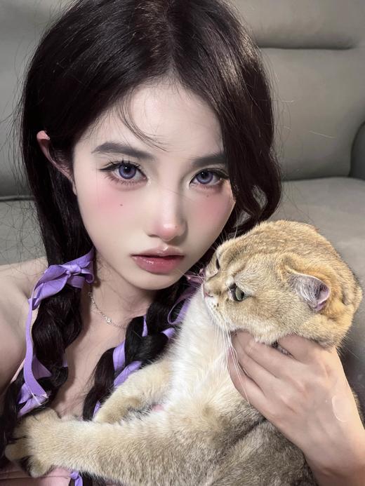 【大直径】PUFF GIRL-初恋花园-14.5mm【年抛 0-800度 含525/575】 商品图11