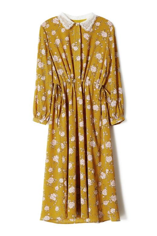 amadella 钩花翻领印花连衣裙 8997 商品图3