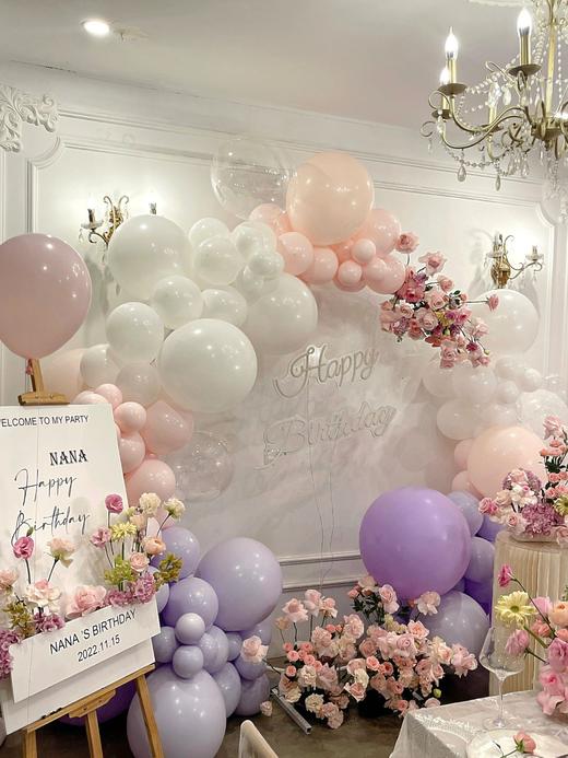 生日布置 粉色系瀑布鲜花 商品图2