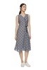 SUMMER & SAGE 绑带设计无袖格纹连衣裙 7045 商品缩略图4