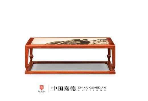 红桥红  家具严选  缅甸花梨（大果紫檀）【68 石面 天鹅脚 小炕几】 商品图1