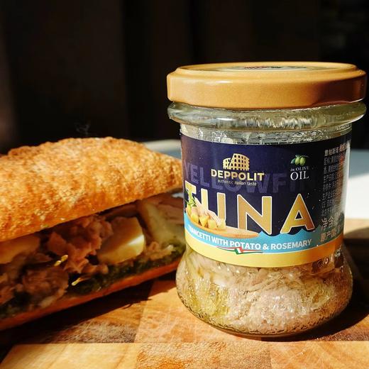 意帕斯塔橄榄油浸黄鳍金枪鱼罐头 土豆迷迭香味&辣味170g&金枪鱼腹罐头125g 商品图2