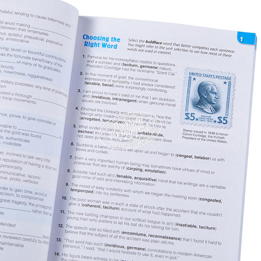 【中商原版】Vocabulary Workshop 2022 Student Edition Grade12 Level G词汇工作坊学生书高中三年级 英文原版进口教辅参考 商品图3