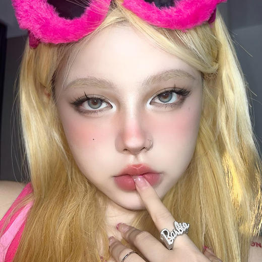 Chonos旗下|  薄荷海盐  14.2mm白狮参考着色中等直径 日抛 一盒十片装 商品图4