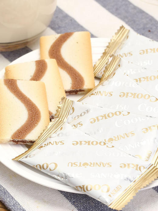 日本三立黑巧克力饼干53.9g 商品图3