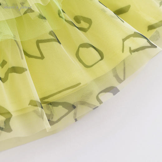 马克珍妮夏装 女童网纱蛋糕裙半身裙 儿童短裙221905 商品图3