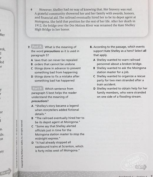 【中商原版】Progress English Language Arts ELA 2022 Progress Monitor Level D提高英语语言艺术ELA 进度监测 等级D 商品图5