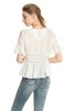 SUMMER & SAGE 白色镂空亮泽上衣 2479 商品缩略图3