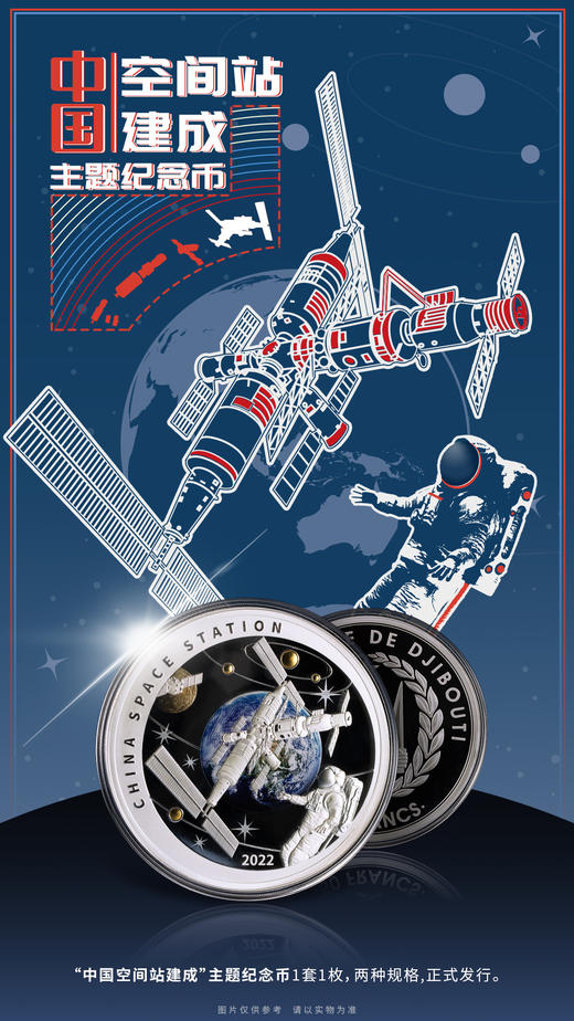 《中国空间站建成》主题纪念币 商品图6