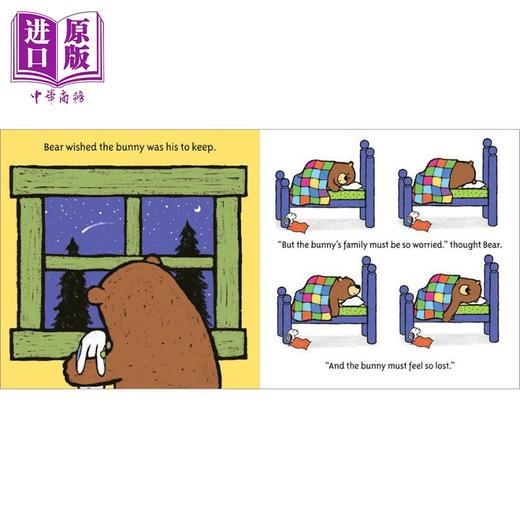 预售 【中商原版】Salina Yoon：Found 熊囧囧与兔太郎1 英文原版 进口图书 儿童绘本 动物故事图画书 早教认知纸板书 0-5岁 商品图4