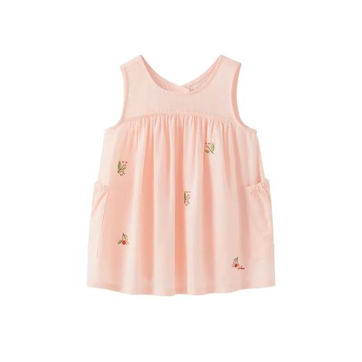 英氏女童裙子夏装2023款宝宝气质圆领背心裙YRLFJ2P383A 商品图2