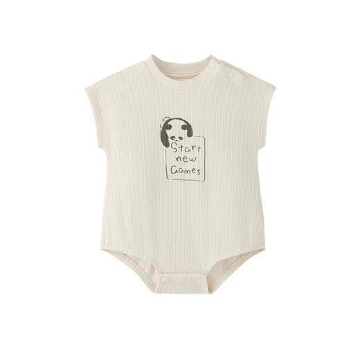 英氏婴儿男女三角短蛤衣纯棉裆哈连体衣YRHDJ2P337A YRHDJ2P336A 商品图4