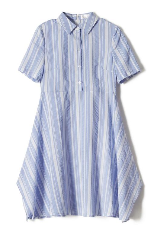 Lia Shade 设计感条纹衬衫裙 7101 商品图6