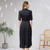 EITIE爱特爱气质中袖西装领收腰连衣裙垂坠高级通勤夏新款B07136 商品缩略图3