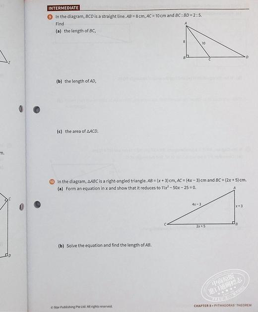 【中商原版】新加坡教辅Olevel New Discovering Mathematics Workbook 2B 3th edition(Exp) 新版发现数学2B练习册（第3版） 商品图7