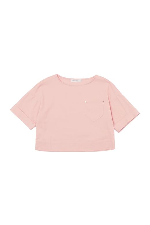 SUMMER & SAGE 简约休闲粉色短上衣 6490 商品图4