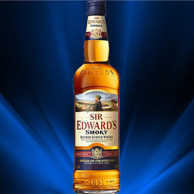 爱德华爵士 40度 烟熏调和苏格兰威士忌 700ml/瓶