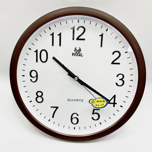 明珠星PW208圆形石英钟挂钟钟表直径36.5cm一个 商品图0