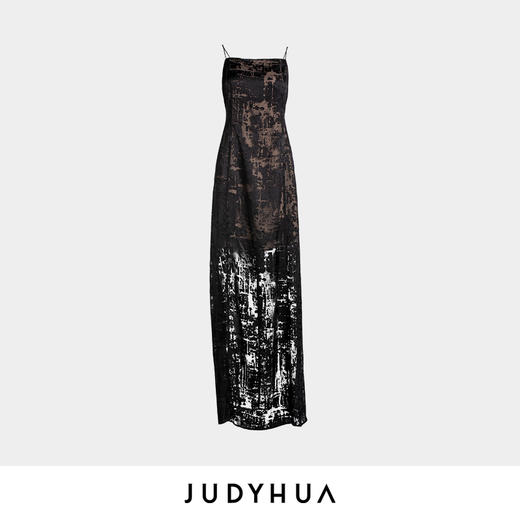 JUDYHUA 透视肌理设计款吊带裙 商品图3