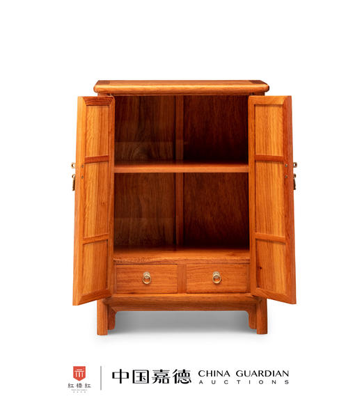 红桥红  家具严选  缅甸花梨（大果紫檀）【53 缅花全独板 小号 圆角柜】 商品图3