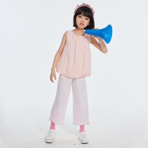 【抄底价清仓】2022龙之涵原创设计师款无袖面包服  全棉 三次高温水洗  简约气质款 女童无袖面包上衣 商品图14