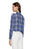OCTAVIA 荷叶边饰蓝色格纹衬衣 6790 商品缩略图1