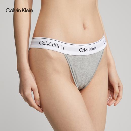 【海南专供价】CKU【摩登引力带】女士宽腰边高开叉棉质透气三角内裤QF4977 商品图3