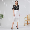 EITIE爱特爱时尚精致优雅法式包臀高腰蕾丝半身裙白色夏季新款B06114 商品缩略图3