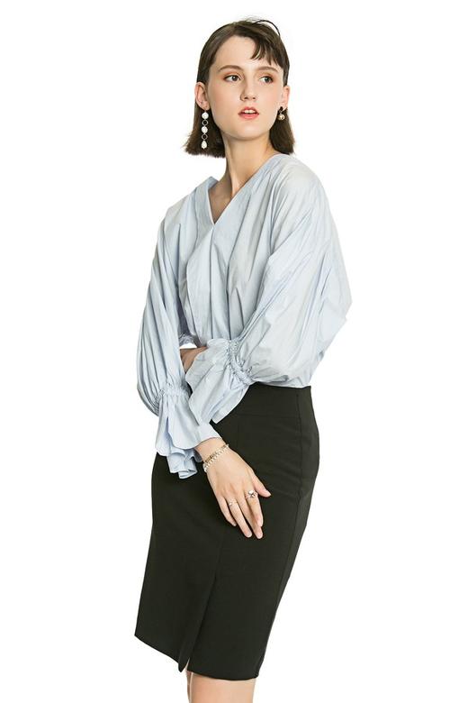 NOIR 蓝色茧型衬衫 3052 商品图2