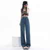 【HEY+JEANS】 窄版天丝港风 牛仔阔腿裤 拖地裤 2205# 商品缩略图1