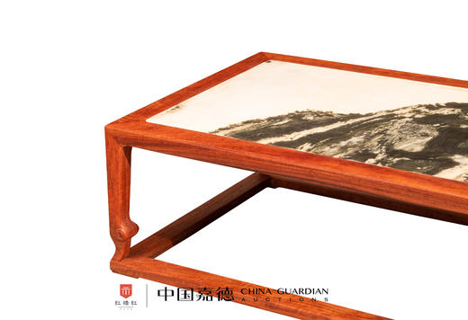 红桥红  家具严选  缅甸花梨（大果紫檀）【68 石面 天鹅脚 小炕几】 商品图2