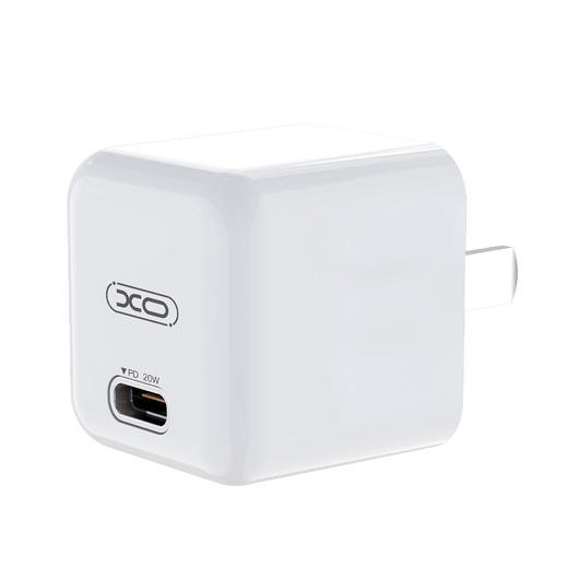 XO 中规单口Mini PD20W 苹果快充头（3C认证）XO-L82白色 商品图1