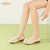 Safiya/索菲娅2023春季新款软底低跟蝴蝶结百搭休闲浅口单鞋SF31111408 商品缩略图6